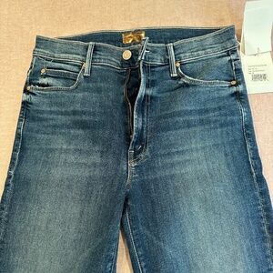 Mother jeans, wash walk on coals